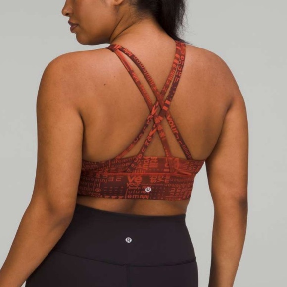 lululemon athletica Red Graphic Sports Bra - Picture 3 of 6